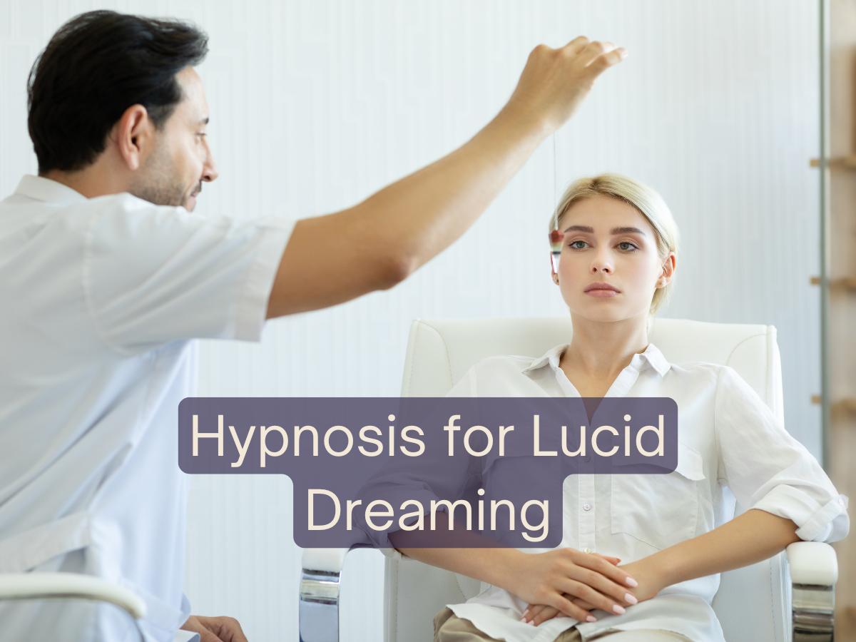 person being hypnotised for a lucid dream