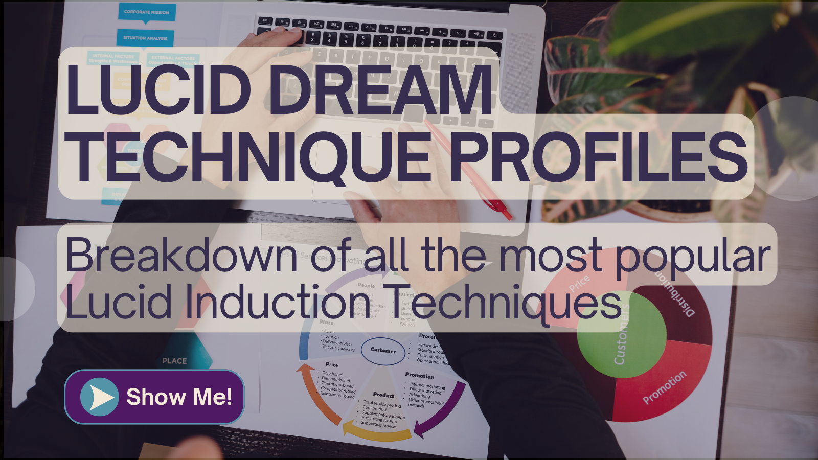 charts and graphs of key information for lucid dream techniques